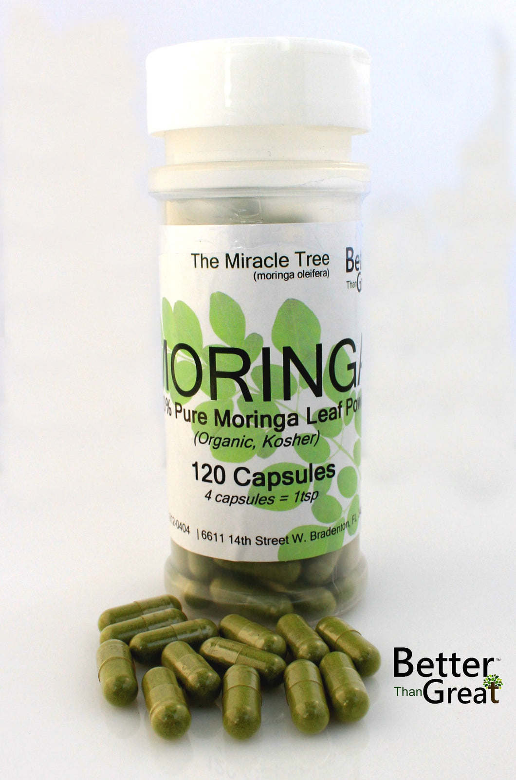 Moringa Leaf Powder | 120 Capsules